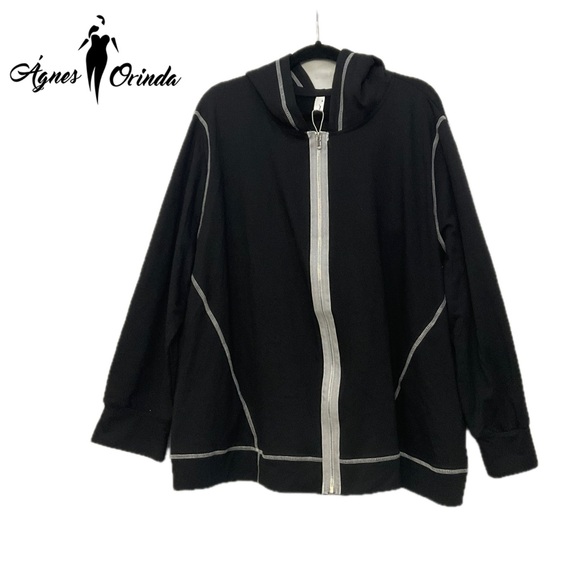 Ágnes Orinda NWT Black Oversized Hoodie 30" p2p - Picture 9 of 12